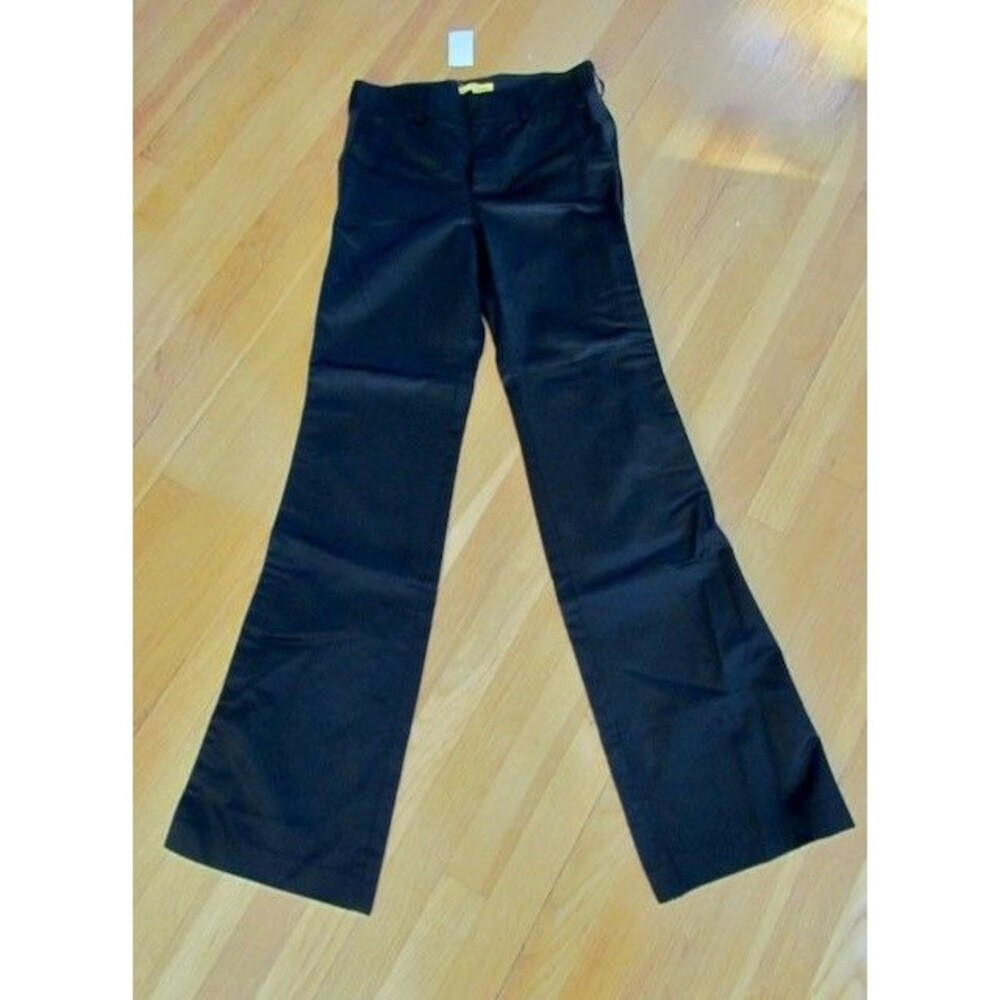 Vintage Y2K Catherine Malandrino Tuxedo Pants 6 Black Deadstock 2003 RARE